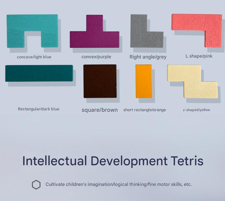 Hands-on learning with Wooden Tetris puzzle