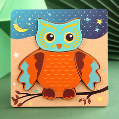 Motor skills enhancing puzzle blocks