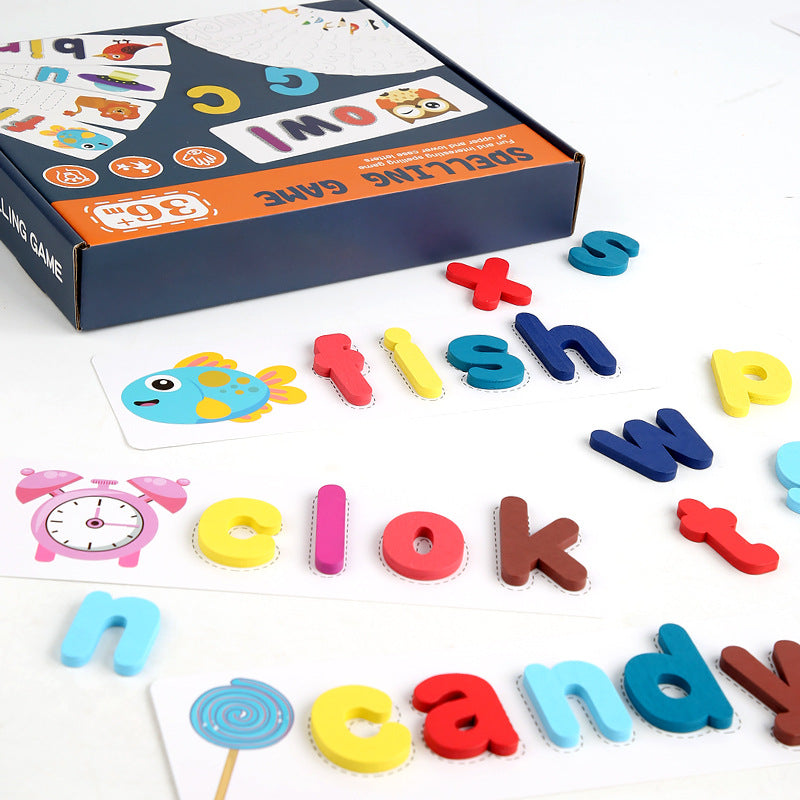 Non-toxic plastic letter pieces for kids game image 4