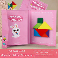 Interactive play with educational tangram set