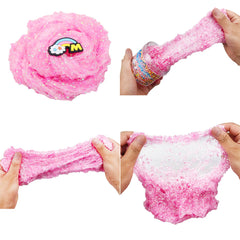 Slime kit packaging showing contents and materials