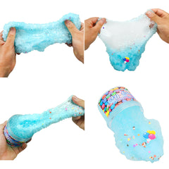 Family playing together with Deluxe Slime Kit