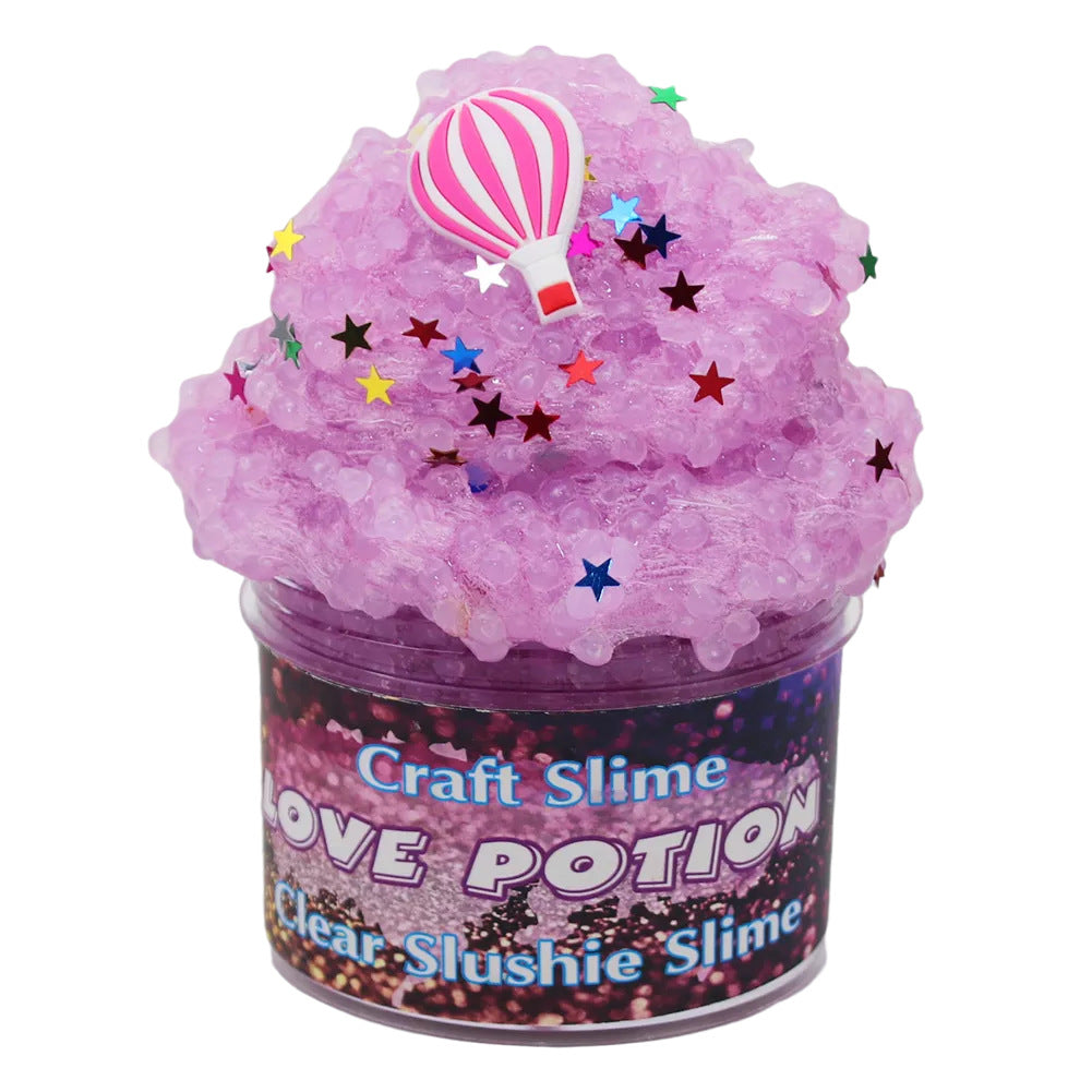 Family playing together with Deluxe Slime Kit