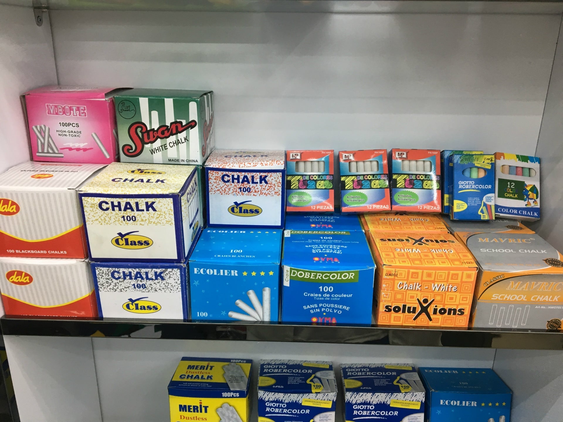 Eco-friendly chalk suitable for educational settings