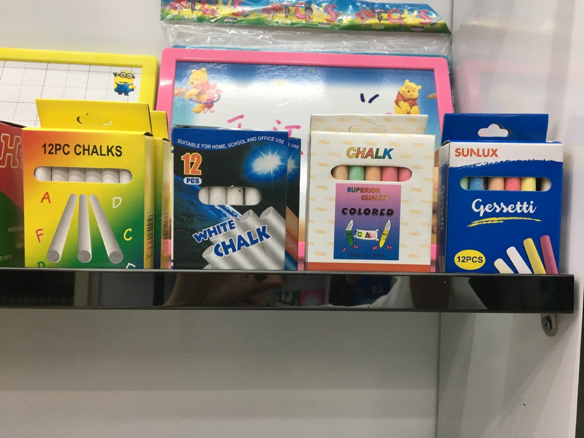 Assorted chalks for enhancing classroom dynamics