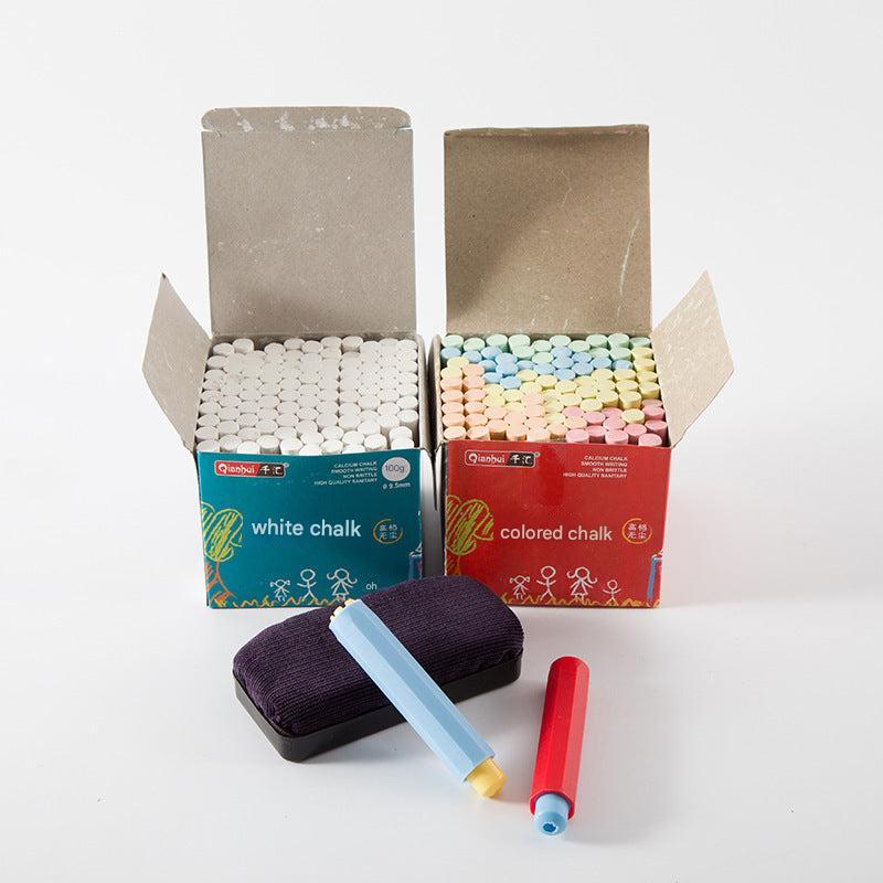 Non-toxic chalk suitable for blackboards and greenboards