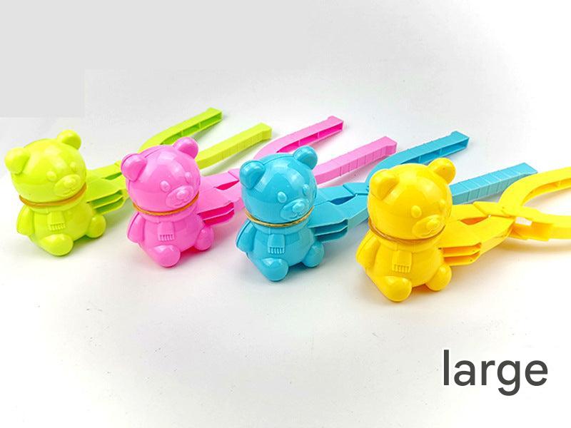 Cartoon Dinosaur Snowball Maker in action
