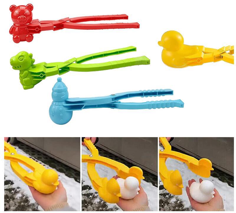 Close up of Dinosaur Snowball Maker handle