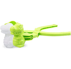 Dinosaur Snowball Maker displayed on snow
