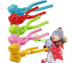 Cartoon Dinosaur Snowball Maker in action