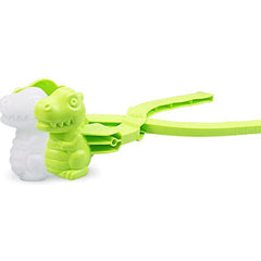 Close up of Dinosaur Snowball Maker handle