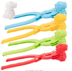Durable plastic Dinosaur Snowball Maker on snow