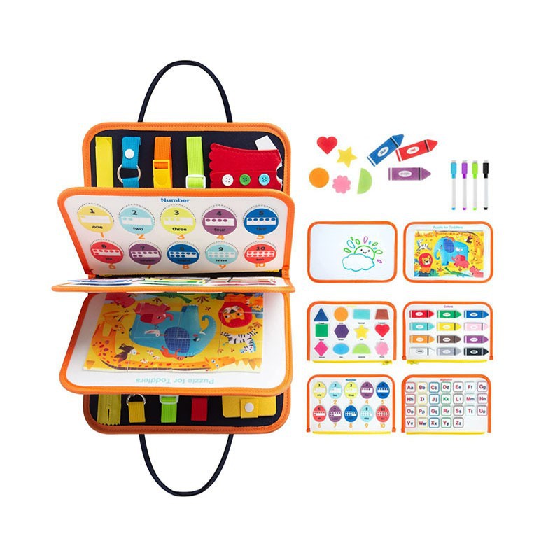 Portable felt board for preschool education