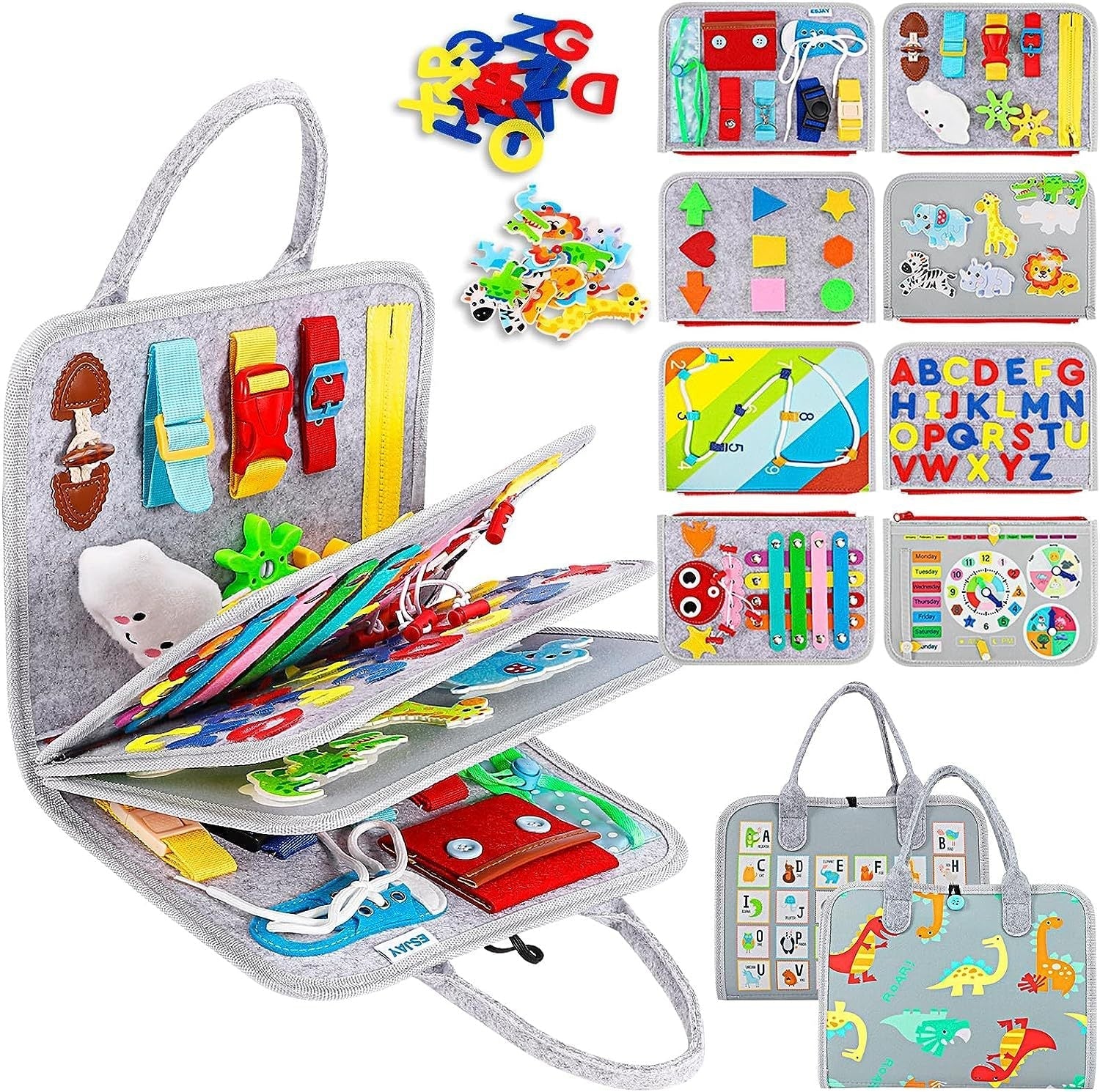 Portable felt board for preschool education