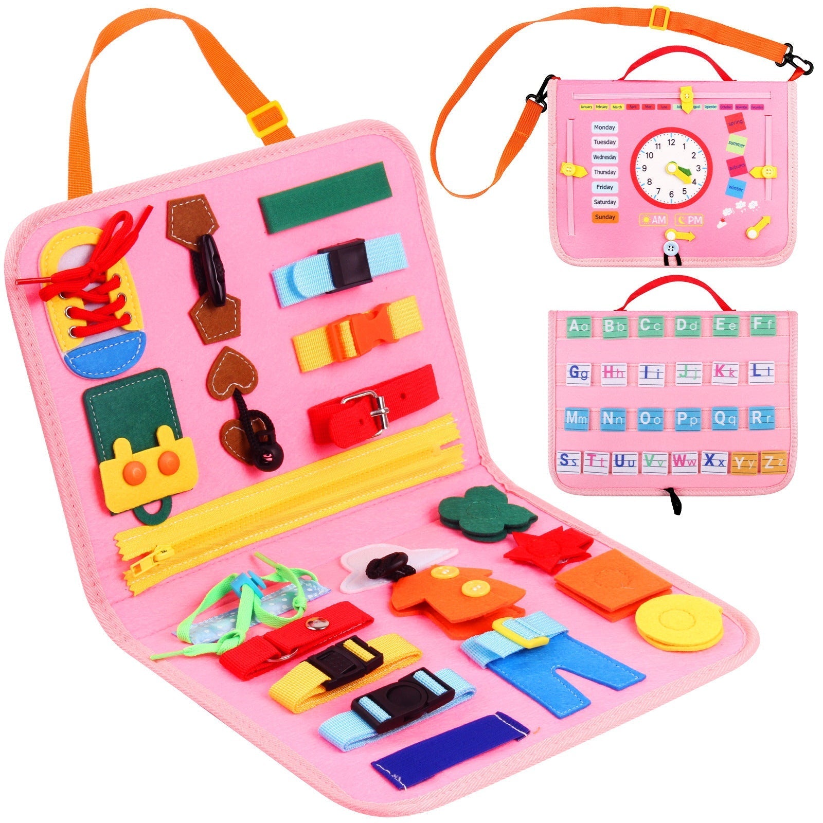 Interactive toy for teaching dressing skills