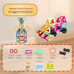 Magnetic building blocks showcased image 5