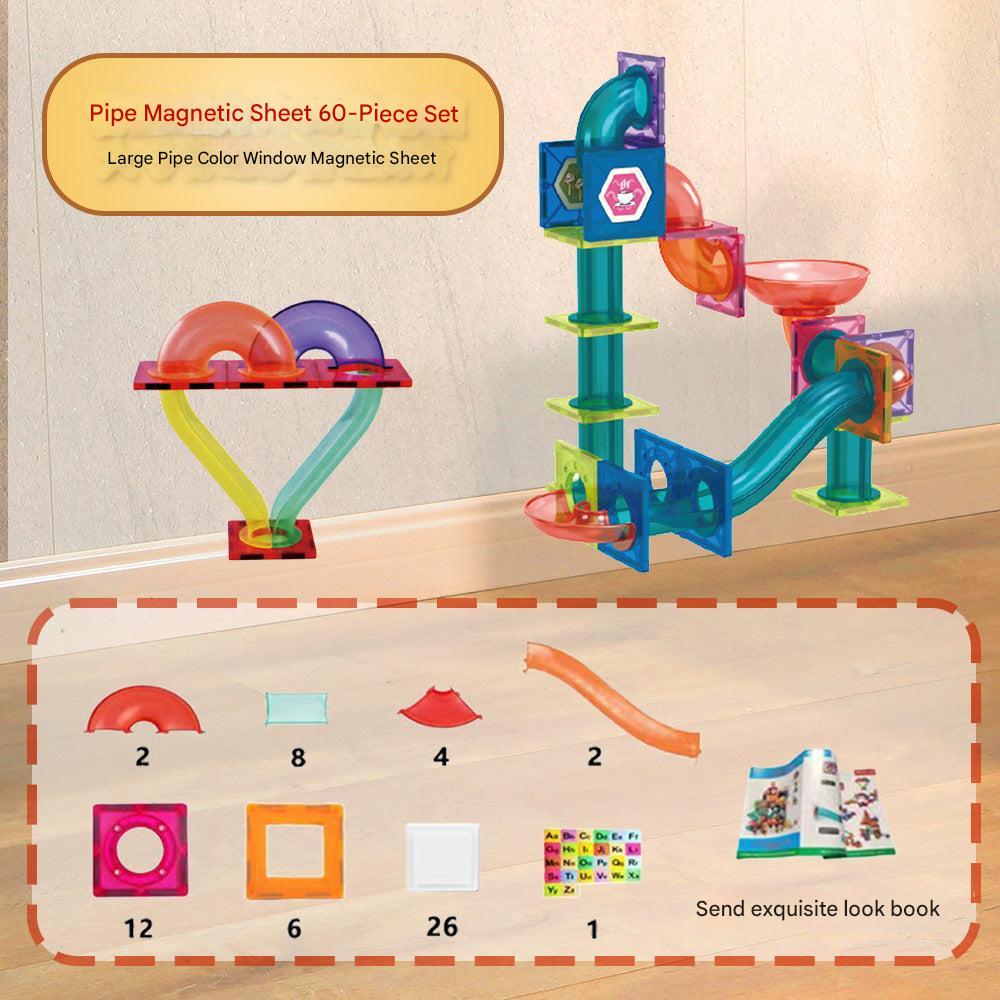 Magnetic building blocks showcased image 5