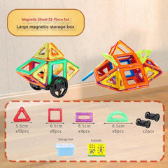 Educational play with magnetic blocks image 7