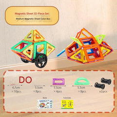 Children engaging with magnetic building blocks image 9