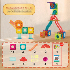 Magnetic building blocks showcased image 5