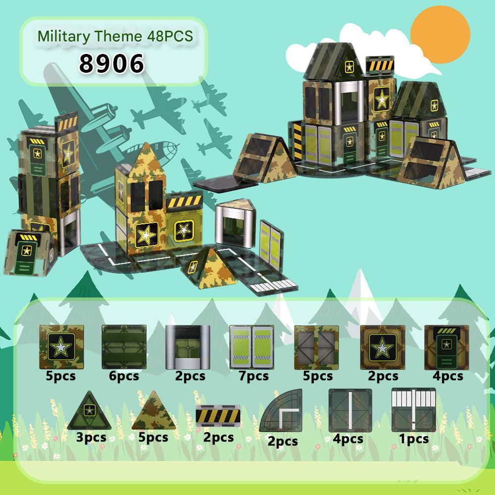 Magnetic building blocks showcased image 5