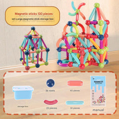 Magnetic building blocks showcased image 5