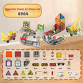 Creative constructions made with magnetic tiles image 8