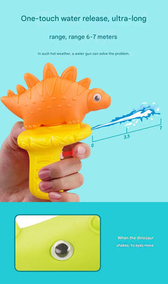 Kids' Mini Cartoon Dinosaur Light-Up Water Gun - Image 5