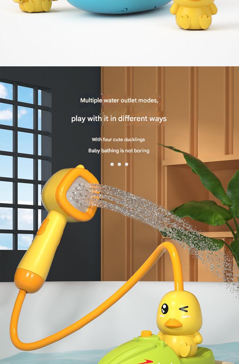 Yellow Duck Bath Toy on Bath Mat Image 10