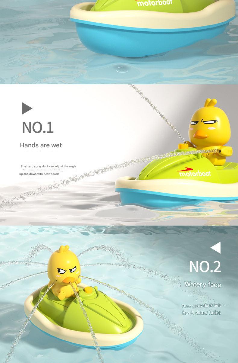 Interactive Yellow Duck Bath Toy for Toddlers Image 1