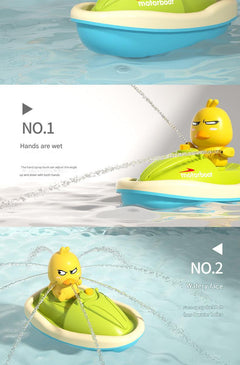 Interactive Yellow Duck Bath Toy for Toddlers Image 1