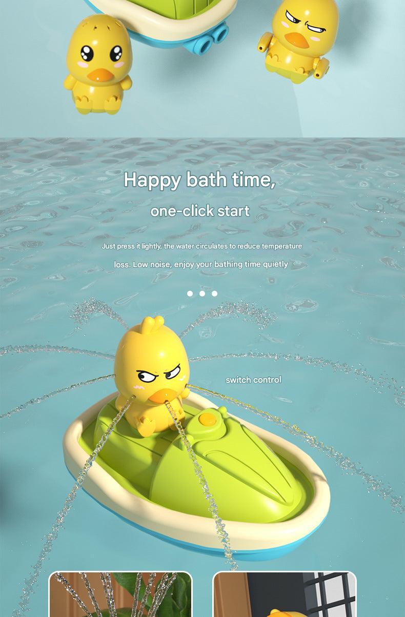 Toddler Grasping Rubber Duck Bath Toy Image 7