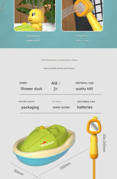 Fun Bath Time with Duck Spray Toy Image 8