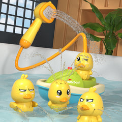 Yellow Duck Bath Toy Water Spray Feature Image 2