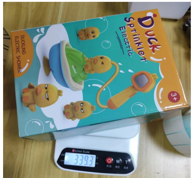 Toddler Grasping Rubber Duck Bath Toy Image 7