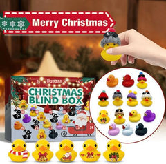 Collectible duck figurines from the calendar