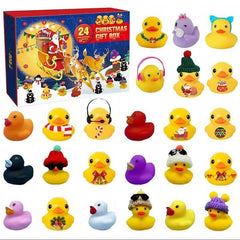 Collectible duck figurines from the calendar