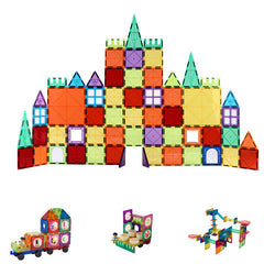 Magnetic Marble Run Set image 4 highlighting the materials used
