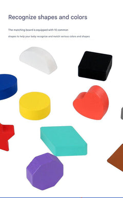 Durable wooden educational toy for toddlers