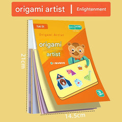 Creative Paper Cutting Set for Kids with colourful papers