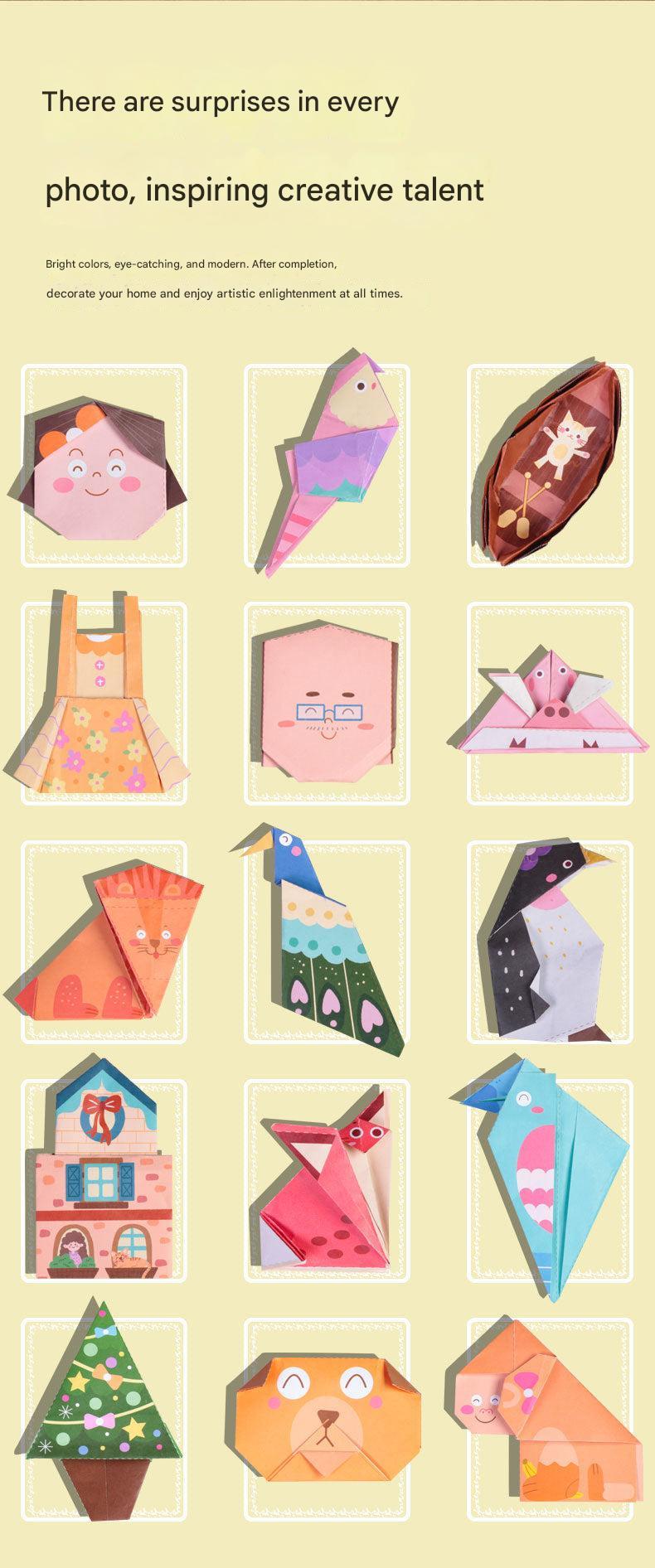Origami Kit for Kids with fun stickers