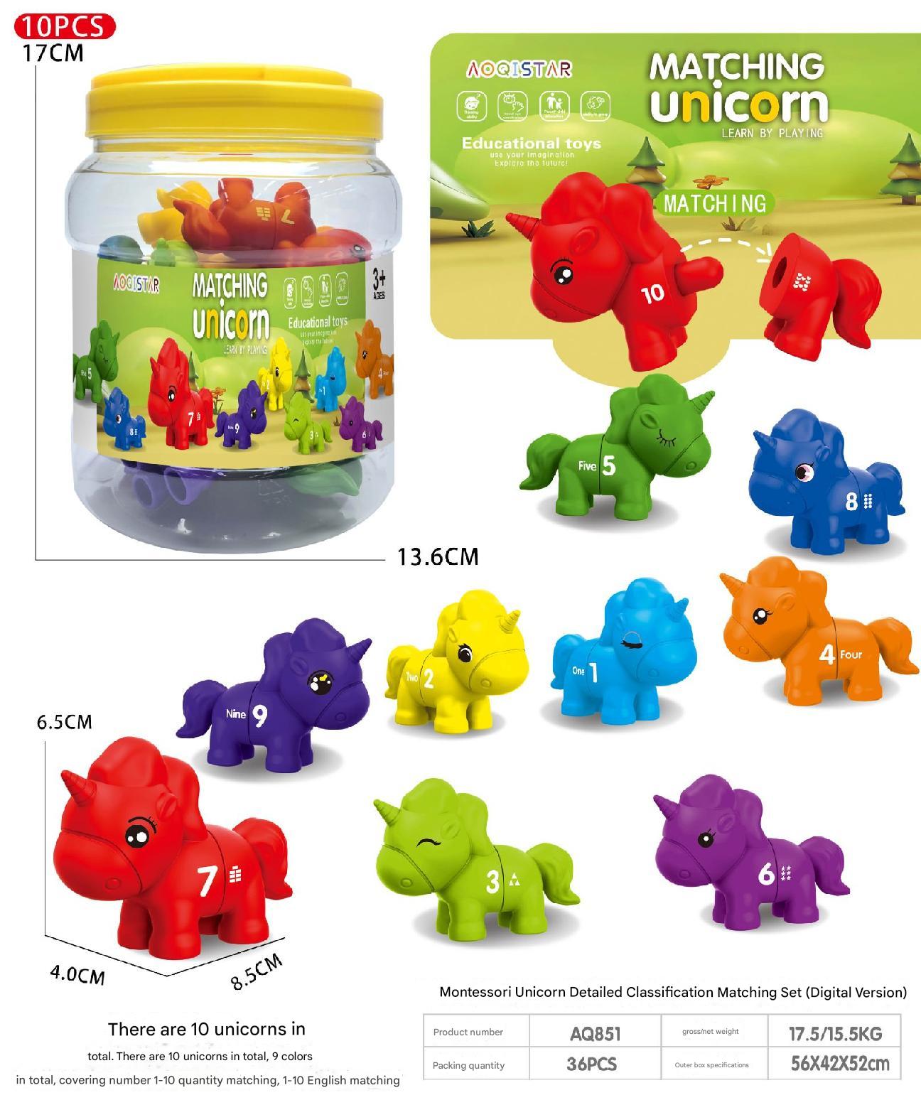 Child playing with dinosaur letter and number toy