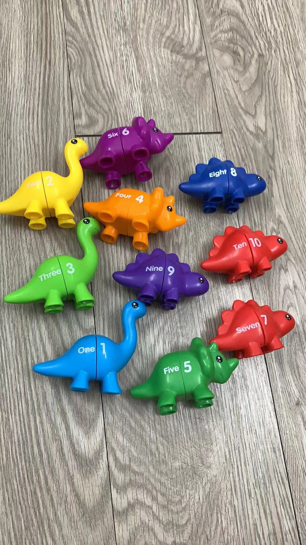 Dinosaur-themed educational toy for toddlers