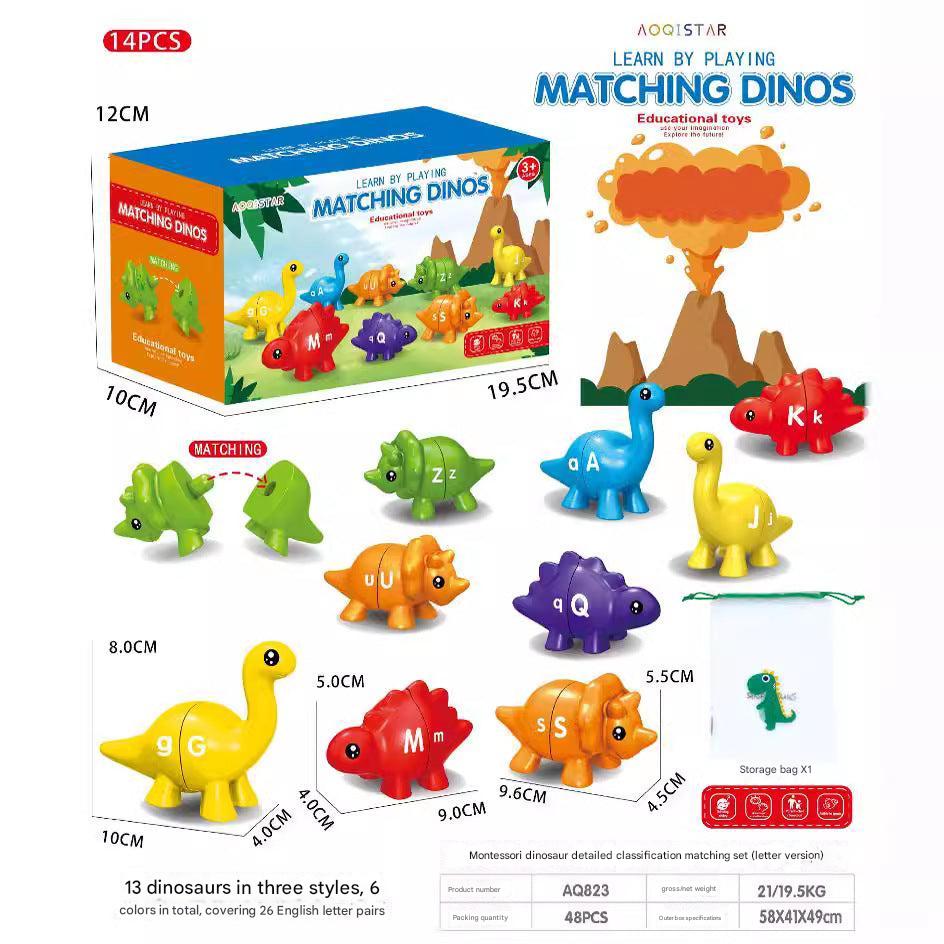 Matching board for kids learning numbers and letters