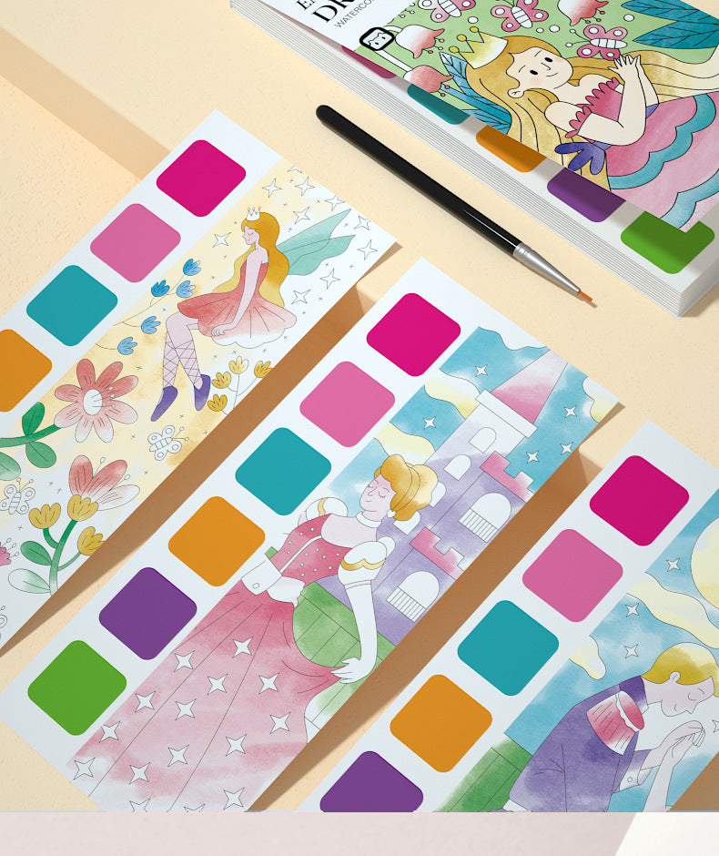 Image of portable watercolour painting book cover