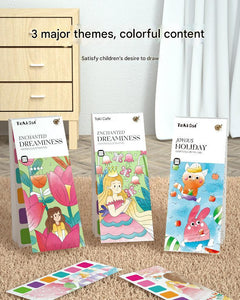 Fun watercolour painting scenes for kids