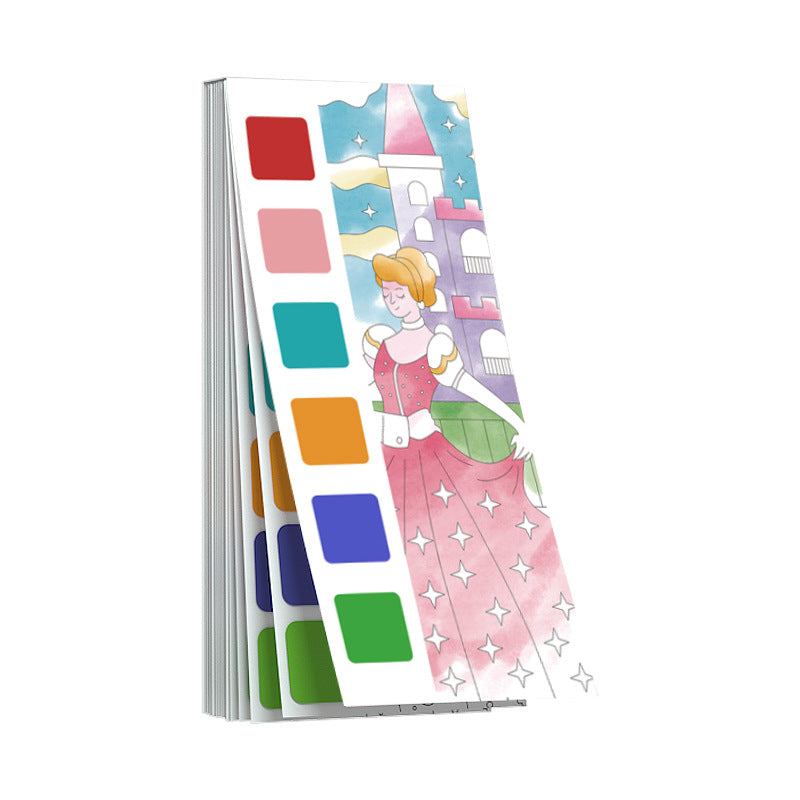 Kids exploring creativity with watercolour paints