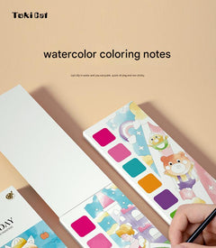 Fun watercolour painting scenes for kids