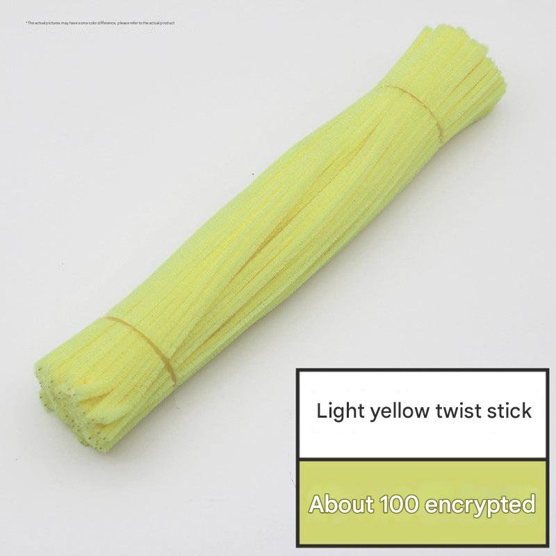 Children engaging with twist bars craft
