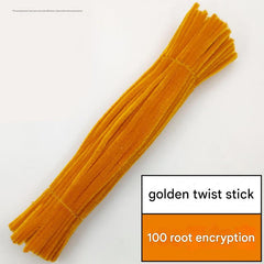 Close-up of vibrant twist bars materials